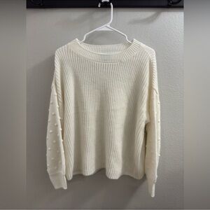 Dip | Cream Crew Neck Sweater